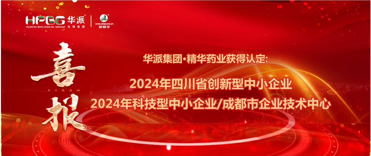 喜报｜华派集团&middot;必发888药业获得：：：四川省立异型中小企业/2024年科技型中小企业/成都会企业手艺中心 认定