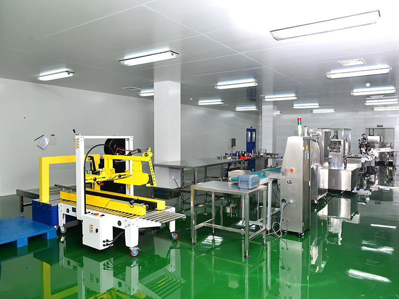 最终灭菌巨细容量非静脉注射剂及口服溶液剂车间：：外包装线 